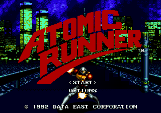 Заставка игры Atomic Runner